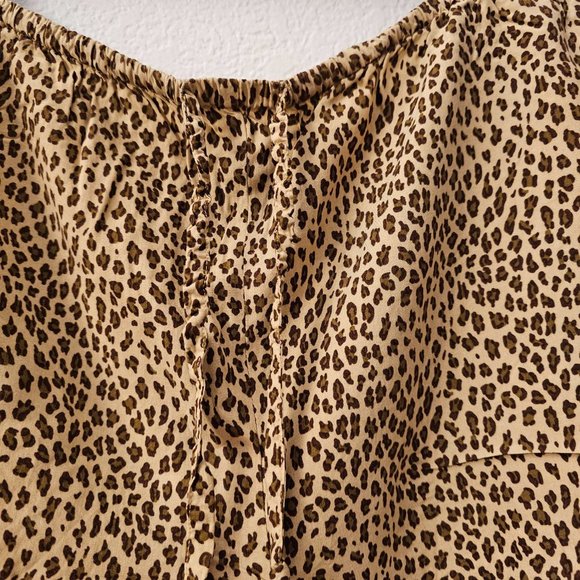 Victoria's Secret Leopard Print Sleep Shorts - Lounge Wear - Size M - Picture 4 of 7